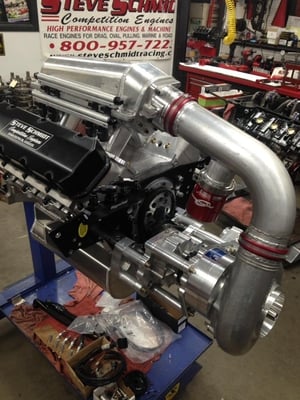 Holley EFI 
2300 HP New F3X ProCharger w/ 151 Drive. 
With a 160 Drive and more aggressive tune 2700+ is easily attainable.

