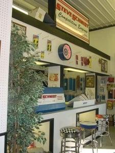 This is the lobby of our parts department. We have the biggest parts inventory of any engine shop in the Mid-West.