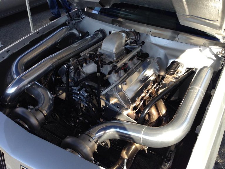 3,000 hp rated, R/T Twin Turbo Big Block Chevy Engine, Complete